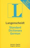 Langenscheidt_standard_German_dictionary